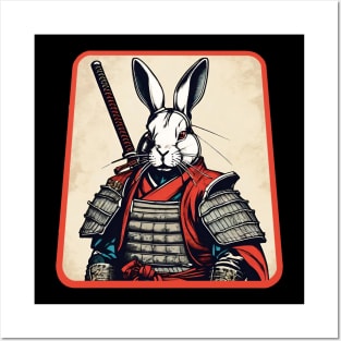 Rabbit Samurai Posters and Art